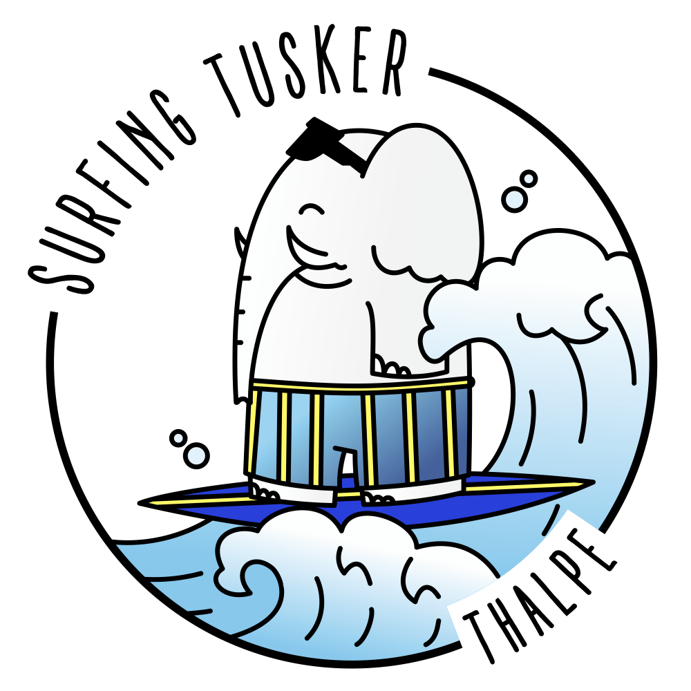 Surfing tusker thalpe